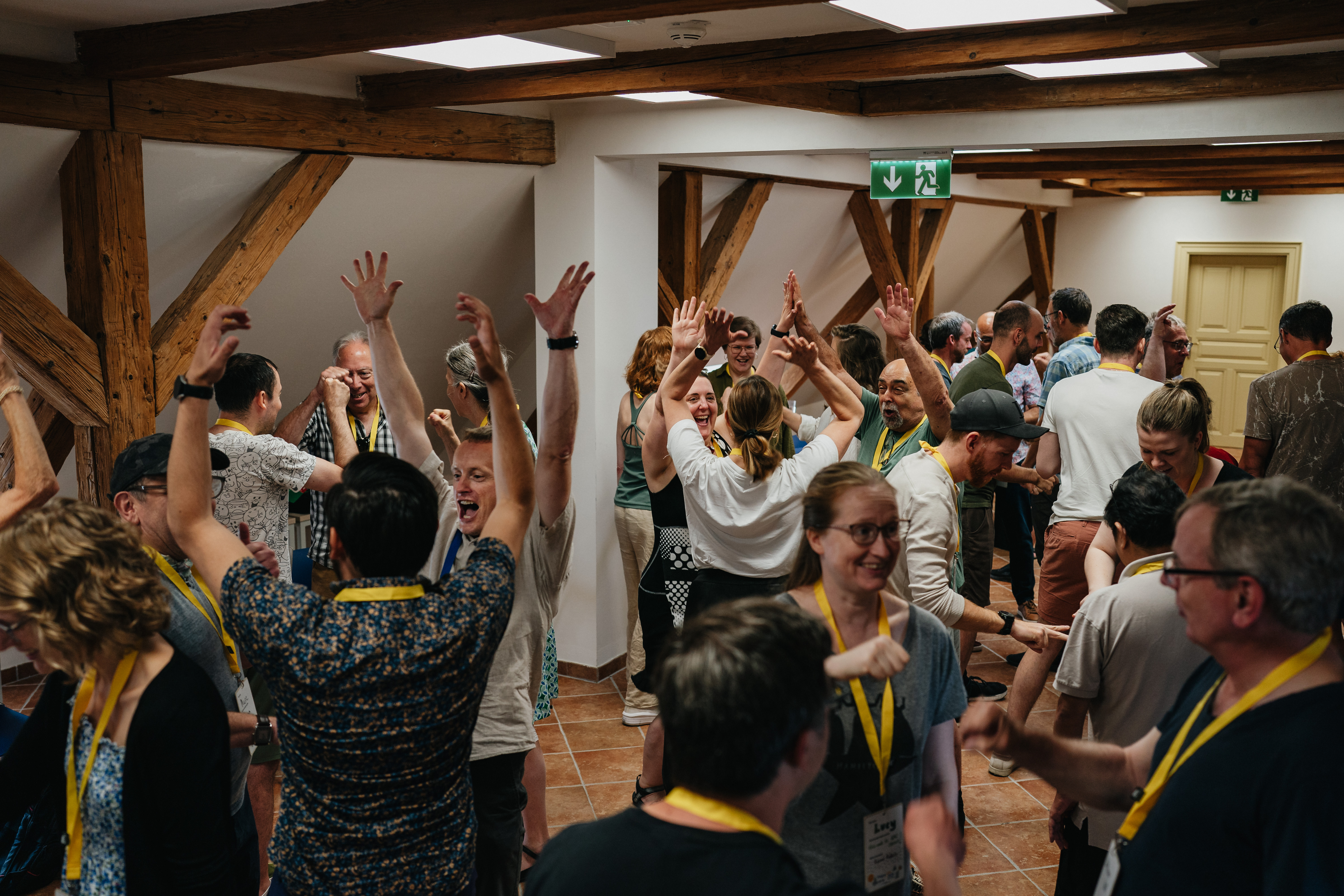 A team together at a Playfair event