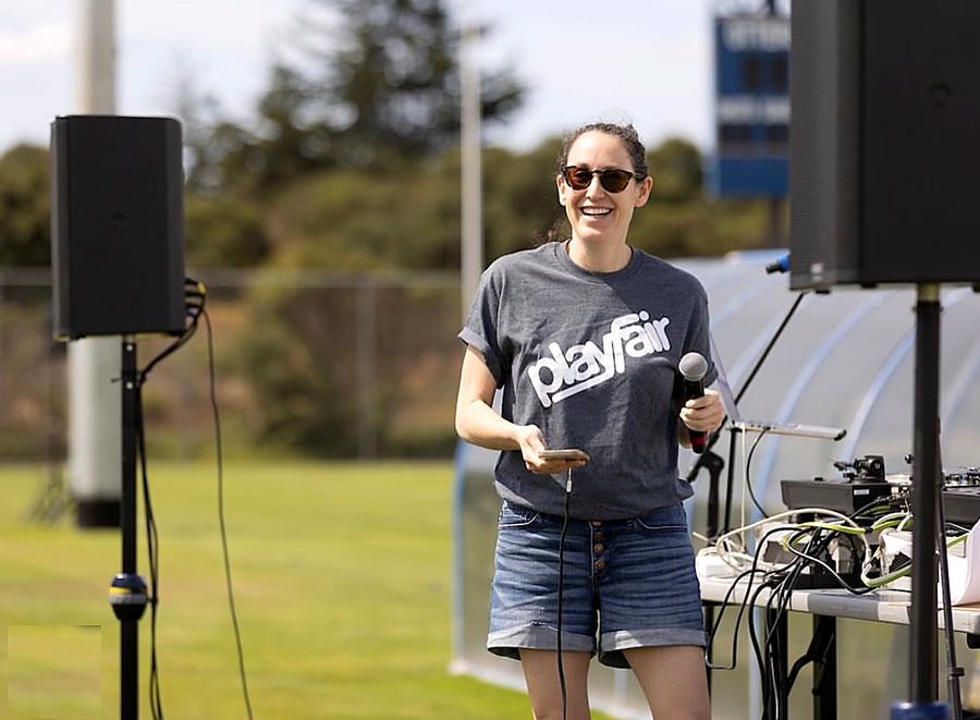 Students at a Playfair event