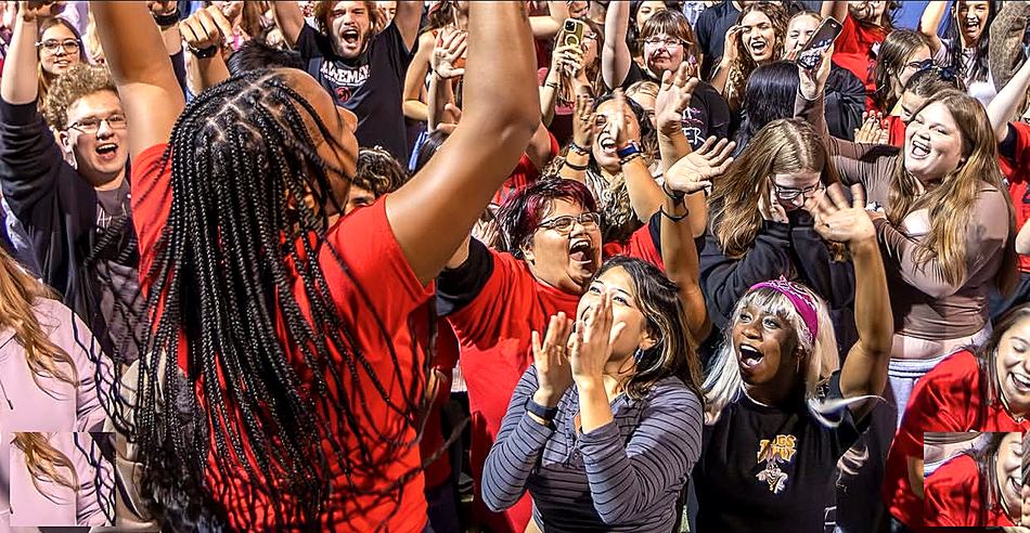 Students at a Playfair event