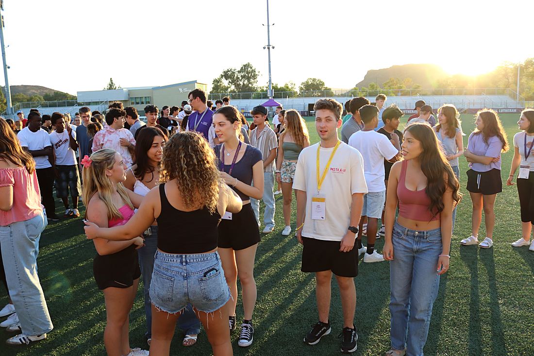 Students at a Playfair event