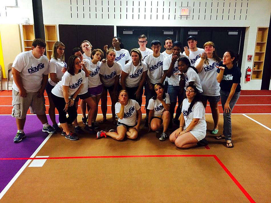 Students at a Playfair event